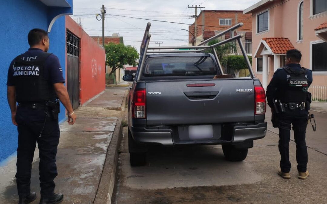Policía Municipal de Salamanca recupera vehículo robado