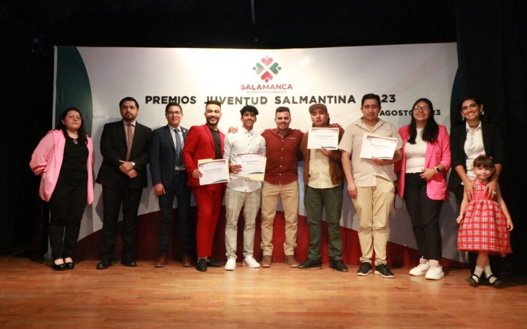 Celebra Gobierno de Municipal “Premios Juventud Salmantina 2023”