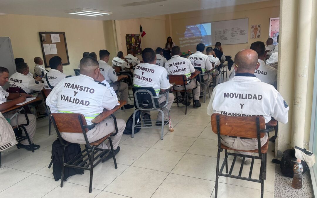 Academia de Seguridad Pública de Salamanca Capacita a agentes de Movilidad